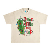 Sandshell jesus fills my cup psalm 25 5 Urban Heavy Tee - MaliasSmallBusiness