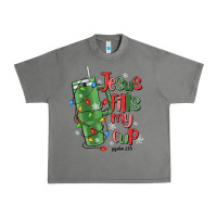 Tornado jesus fills my cup psalm 25 5 Urban Heavy Tee - MaliasSmallBusiness