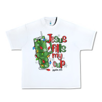 White jesus fills my cup psalm 25 5 Urban Heavy Tee - MaliasSmallBusiness