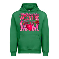 Emerald My Favorite Valentine Calls Me Urban Hoodie - CowhideDigitalArt