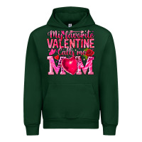 Forest Green My Favorite Valentine Calls Me Urban Hoodie - CowhideDigitalArt