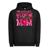 Pigment Black My Favorite Valentine Calls Me Urban Hoodie - CowhideDigitalArt