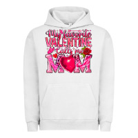 Pigment Lunar Rock My Favorite Valentine Calls Me Urban Hoodie - CowhideDigitalArt