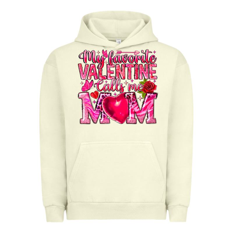 My Favorite Valentine Calls Me Urban Hoodie by CowhideDigitalArt | Teevron