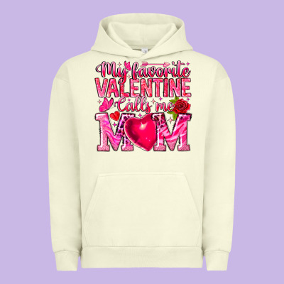 My Favorite Valentine Calls Me Urban Hoodie Designed By Cowhidedigitalart