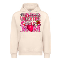 Sandshell My Favorite Valentine Calls Me Urban Hoodie - CowhideDigitalArt