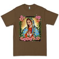 Cacao lady of guadalupe portrait Premium Tee - BarkalooDesign