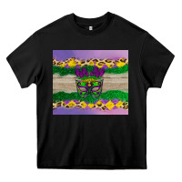 Black mardi gras mask Heavy Core Tee - AdoDesignShop