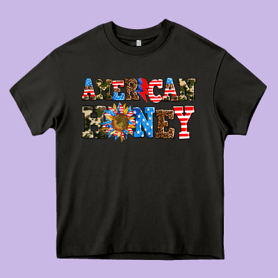 American Honey Heavy Core Tee Designed By Adodesignshop
