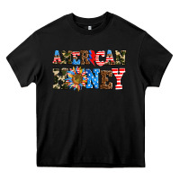 Black American honey Heavy Core Tee - AdoDesignShop