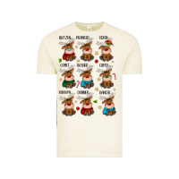 Vintage Arctic christmas reindeers Vintage Tee - MaliasSmallBusiness