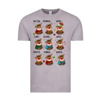 Vintage Zinc christmas reindeers Vintage Tee - MaliasSmallBusiness