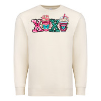 Sandshell xoxo coffee cups Premium Sweatshirt - OliviaCreatesArt