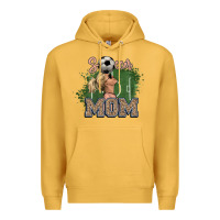 Mustard Soccer Mom Mother's Day Premium Hoodie - HowdyJamesFarm