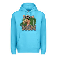 Ocean Blue Soccer Mom Mother's Day Premium Hoodie - HowdyJamesFarm