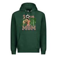 Sports Green Soccer Mom Mother's Day Premium Hoodie - HowdyJamesFarm