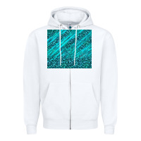 White blue glitter with leopard pattern Zipper Hoodie - TumblerDesignByShophia