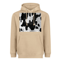 Mushroom Black White Cowhide Tumbler Heavyweight Hoodie - CowCowDesign