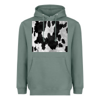 Black White Cowhide Tumbler Heavyweight Hoodie | Teevron