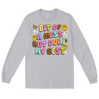 Moon Dust bit of a mess but doin' my best Long Sleeve Tee - Artiststas