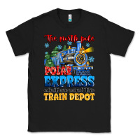 Black thr north pole polar express admit one round trip Classic Tee - MaliasSmallBusiness
