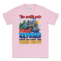 Bubblegum Pink thr north pole polar express admit one round trip Classic Tee - MaliasSmallBusiness