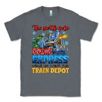 Charcoal Heather thr north pole polar express admit one round trip Classic Tee - MaliasSmallBusiness