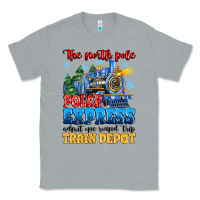 Heather Grey thr north pole polar express admit one round trip Classic Tee - MaliasSmallBusiness