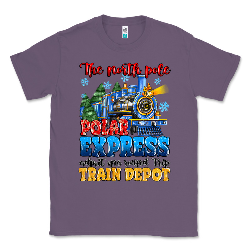 Thr North Pole Polar Express Admit One Round Trip Classic Tee by MaliasSmallBusiness | Teevron
