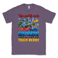 Lavender thr north pole polar express admit one round trip Classic Tee - MaliasSmallBusiness