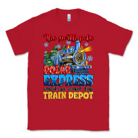 Red thr north pole polar express admit one round trip Classic Tee - MaliasSmallBusiness