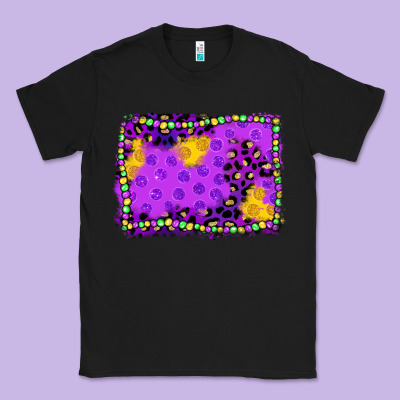 Mardi Gras Background Classic Tee Designed By Jahusdesignshop