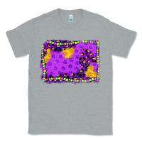 Heather Grey mardi gras background Classic Tee - JahusDesignShop