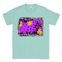 Seafoam mardi gras background Classic Tee - JahusDesignShop