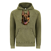 Vintage Olive German Shepherd Vintage Hoodie - Jasminsmagicworld