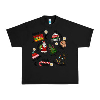 Black Merry Christmas Urban Heavy Tee - MaliasSmallBusiness