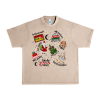 French Oak Merry Christmas Urban Heavy Tee - MaliasSmallBusiness