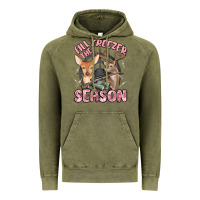 Vintage Olive fill the freezer season Vintage Hoodie - MaliasSmallBusiness