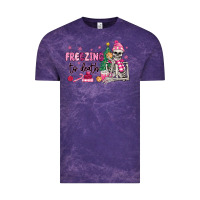Cloud Purple freezing to death skeleton Vintage Tee - MaliasSmallBusiness