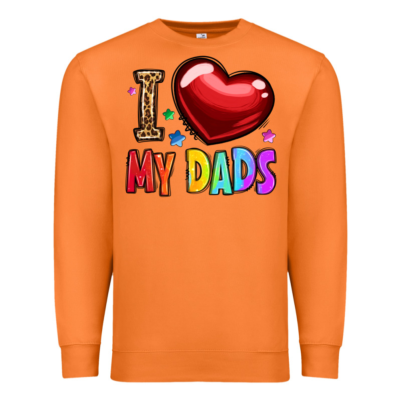 I Love My Dads Premium Sweatshirt by OliviaCreatesArt | Teevron