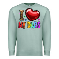Seafoam i love my dads Premium Sweatshirt - OliviaCreatesArt