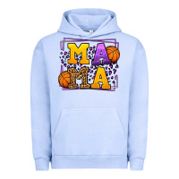 Pigment Grape Ice Purple and gold Basketball leopard frame Mama Urban Hoodie - LillyAllenDesigns