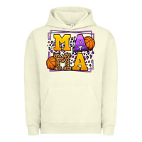 Pigment Pistachio Purple and gold Basketball leopard frame Mama Urban Hoodie - LillyAllenDesigns