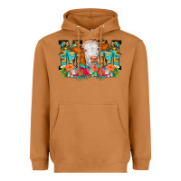 Meerkat Mom Cow Flowers Heavyweight Hoodie - CowCowDesign