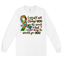 White autism awareness Long Sleeve Tee - Artiststas