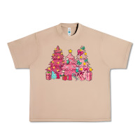 Burro Pink Christmas trees Urban Heavy Tee - NancyCooperArtShop