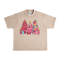 French Oak Pink Christmas trees Urban Heavy Tee - NancyCooperArtShop