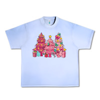 Grape Ice Pink Christmas trees Urban Heavy Tee - NancyCooperArtShop