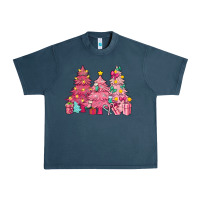 Pink Christmas Trees Urban Heavy Tee | Teevron