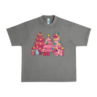 Tornado Pink Christmas trees Urban Heavy Tee - NancyCooperArtShop